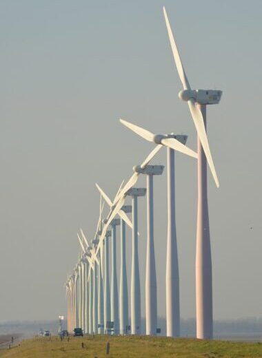 nature, windmills, netherlands